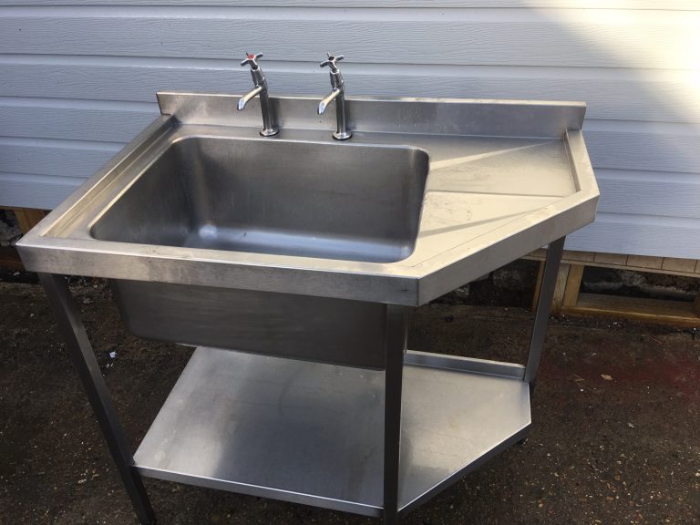 commercial catering kitchen stainless steel sink
